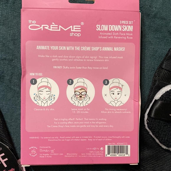 The Puff by Original Makeup Eraser and The Crème Shop Korean Face Masks - Picture 3 of 6